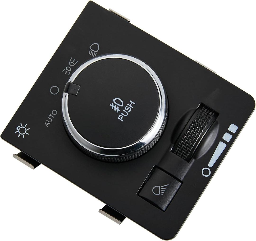 Headlight Switch fits for 2013-2018 Ram 1500 2500 3500,2019-2021 Ram 1500 Classic.Lamp Switch.Replaces# 68146507AA 68269912AA 6814507AA