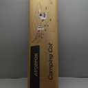 ATORPOK Camping Cot for Adults with Cushion and Pillow, Portable Folding Bed for Sleeping, Lightweight Tent cot with Carry Bag Supports 450 lbs (Grey)