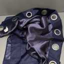 Superior Semi Blackout Curtains - Classic Linen Design - 52" x 63" - Grommet Header - Sun Blocking & Room Darkening Drapes for Bedroom, Living Room - Set of 2 Panels - Navy Blue