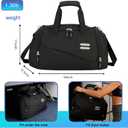 Urbanstand Gym Bag for Men & Women - 30L Duffel Bag with Shoe Compartment, Weekender Water Resistant Sports Duffle Bag for Travel, Fitness & Workouts, Medium