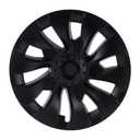 KAVANIC Fits Tesla Model 3 Wheel Cover Hubcap 18 Inch Matte Black (Replacement 1 PCS - Side 1) Uberturbine Style 2017-2023 Model 3 Aero Wheel Cover Replacement