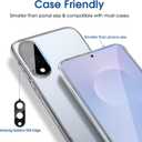 2 x amFilm Auto-Alignment OneTouch for Samsung Galaxy S25 Edge 6.7" Screen Protector + Camera Lens Protector, Tempered Glass, 30 Seconds Installation, Bubble Free, Case Friendly, Anti-Scratch [2+2 Pack]