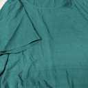 Agnes Orinda Plus Size Tops for Women Crew Neck Short Sleeve Shirts Loose Fit Flowy Summer Blouse Top Casual (Green, XXXL)