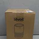 LEVOIT Air Purifiers for Bedroom Home Dorm, 3-in-1 Filter Cleaner with Fragrance Sponge for Better Sleep, Filters Smoke, Allergies, Pet Dander, Odor, Dust, Office, Desktop, Core Mini-P, White