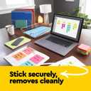 Post-it Notes, 3 in x 3 in., 18 Sticky Notes Pads, 100 Sheets per Pad, Poptimistic Collection, School Supplies and Oce Products, The Original Post-it Note (True)