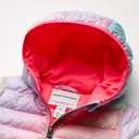 Amazon Essentials Toddler Girls' Lightweight Water-Resistant Packable Hooded Puffer Jacket, Pink Ombre, 4T