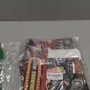 20 Pieces Movie Night Snack Trays with Handles Movie Night Party Supplies Kraft Snack Trays Food Drink Carrier Nacho Popcorn Food Drink Holder for Theater Birthday Party Favors