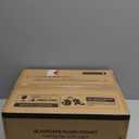 Ceiling Fans with Lights and Remote, 19" Flush Mount Low Profile Ceiling Fan, 3-Color Dimmable LED Fandelier, 6-Speed Reversible Ceiling Fan for Living Room, Bedroom & Kids Room (F004, Black)