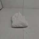 Tititex White 3D Embossed Textured Fabric Shower Curtain for Bathroom,Farmhouse Coastal Soft Cloth Shower Curtain Set - 72x72