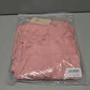 dowerme Women's Casual Dresses 2025 Fall Fashion Long Sleeve Button Up Floral Print Belted Tiered Boho Maxi Party Dress (Pink, S)