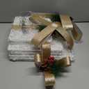 3 Pieces Lighted Gift Boxes Christmas Decorations, 12in 10in 8in with 60 Pre-Strung Mini String Lights, Foldable Light up Present Boxes for Indoor Outdoor Holiday Party Christmas Yard Home Art Decor