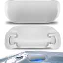 Sunluway 2-Pack 77228 Spas Replacement Pillow for Hot Spring Highlife Series 2014-Current Cool Gray Hot Tub Head Rest Pillows for Watkins Replacement 1411501