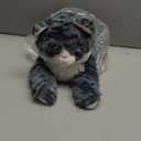 Gray Tabby Cat Stuffed Animals, Microwavable Stuffed Animal Adorable Fluffy Cat Plush for Warmth & Comfort, Heatable & Coolable Lavender Scent Cat Toys, Cute Soft Plushies Cat Gifts for Kids & Adults