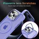 Hitaoyou for iPhone 13 Pro Case Compatible with Magsafe, Translucent Matte Camera Kickstand iPhone 13 Pro Case Shockproof Heavy Duty Protective Cover Case for iPhone 13 Pro