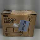 LED Floor Lamp for Living Room - Modern Standing Lamp with Reading Light, Remote Touch Control Floor Light Dimmable Mother-Daughter Tall Bedroom Lamp for Couch Office, 29W, Black