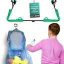 Collapsible Trash Bag Holder Stand 13-33 Gallon Garbage Bags Opener Portable Waste Bin & Storage Rack for Camping RV Outdoor Kitchen Picnic BBQ Party Can Laundry & Camper Heavy Duty Liner Hanger