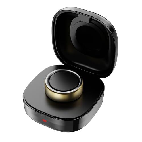 BOVIPO Compatible with Oura Ring Gen 4 Charger, Not for Oura Ring Gen 3, Portable Travel Charging Box for Smart Accessories (Black, Size 8)