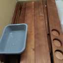 ROBOTIME Mud Kitchen for Kids Outdoor, Wooden Kids Kitchen Playset, Outdoor Play Kitchen with Removable Sink, Faucet, Cooking Accessories, Stove, Fun Backyard Outdoor Kitchen for Boys Girls 3+