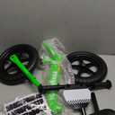 12 Inch Toddler Balance Bike for 1-3 Year Olds, No-Pedal Bike with Tool-Free Adjustable Seat, Quick Assembly, Gift for 1-3 Year Old Boys & Girls with Customizable Plate (KC, Green)