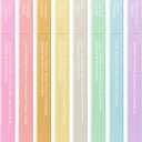Mr. Pen- Bible Highlighters with Color-Coding System, 8 Pack, Soft Pastel Aesthetic Highlighters Assorted Colors, Bible Markers No Bleed Through