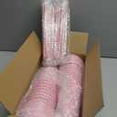 20 Pcs 24 OZ Pink Bow Plastic Cups Bulk Drinking Cups with Straw and Lid for Summer Women Office Cold Drink Wedding Birthday Party Supply New Year Gifts