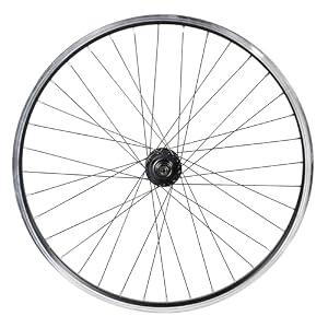 Hiland 26" x 1.75" Alloy Bike Rim for 1.75 to 2.215 Inch Tire, Front & Back MTB Wheelset for Dis Brake with 7 Speed Freewheel, Bolt On Axle, Bicycle Accessories for Adult Bikes