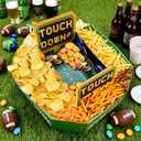 Football Party Decorations - Super Game Bowl Party Decorations 2026 - Football Food Tray Set | Stadium Snack Display Tray for Football Party Supplies Favors Decorations - Game Day Themed Birthday Food Plates Decor