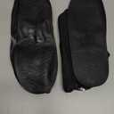 Waterproof Shoe Covers, Reusable & Foldable Rain Boot Shoe Cover with Zipper, Non-Slip, Reflector, Men Women Rain Gear, Black (Large Wide)