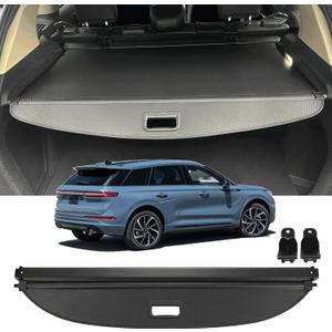 Retractable Cargo Cover Compatible with 2020-2024 2025 2026 Lincoln Corsair Trunk Cover Rear Trunk Security Cover Shielding Shade Lincoln Corsair Cargo Cover