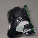 Cicy Bell Womens Summer Bow Puff Sleeve Blouse Dressy Casual Pleated Cotton Tops Mock Neck Loose Fit Shirts Black