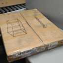 Clear Acrylic Dog Playpen, 10 Panels 29.5 Inch Tall Indoor Pet Play Pen with Door, Transparent Puppy Fence for Small Dogs, Dog Fence Crate Kennel Whelping Cage (Silver)