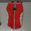 FUAMEY Dog Coat for Medium Dogs,Waterproof Dog Winter Jacket with Harness Built in Puppy Cold Weather Coats Reflective Pet Vest with Zipper Warm Fleece Dogs Snowsuit Windproof Red M (M(Chest:21in))