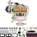 New 2 Barrel Carburetor for Weber 38/38 with Air Cleaner Filter assembly kit Carb 38X38 rebuild kit for VW Dodge Jeep Toyota Fiat Renault Ford Pickup BMW Mitsubishi 428 Electric Choke CFM390 4CYL
