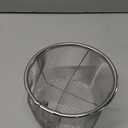 DOITOOL Stainless Steel Deep Fry Basket with Handle, French Fry Chips Baskets Round Wire Fry Basket with Folding Handle for Kitchen Frying Pasta Spaghetti (26X15X9.5cm)
