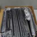 Shoe Rack 3 Tier Long Storage Organizer Wide Metal Shoe Shelf for Closet Entryway Black