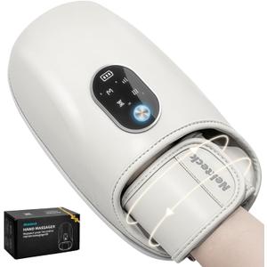 Nekteck Hand Massager with Heat and Compression, Cordless Hand and Wrist Massager for Carpal Tunnel, Arthritis, Stiffness and Joint Pain Relief, Gift for Women, Men, Seniors (Rechargeable)