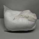 Body Pillow for Adults, Long Bolster Pillow for Bed, Decorative Round Roll Hug Pillow with Corduroy Cover (Off-White, 47x7.87 inch)