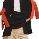 Open Front Sweaters for Women Casual Bow Tie Knit Cardigan Slouchy Chunky Long Sleeve Sweaters Outwear Coat (Black, L)