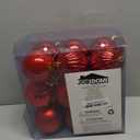 Joiedomi 18 Pcs Red Christmas Ball Ornaments, 3.15'' Shatterproof Christmas Tree Ornaments, Xmas Hanging Decoration for Tree Wreath Garland Holiday Indoor/Outdoor Party