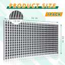 DoubleFill 1 Pack Large Fountain Basin Grate for Pond and Water Garden Features and More Snap-Together - Hide Reservoir, Rocks, Other Decorative Objects (24 x 36 Inch,Dark Grey)