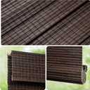 LazBlinds Cordless Bamboo Roman Shades, Privacy Blinds for Interior Windows, Room Darkening Roll Up Bamboo Blinds for Home & Patio, 35" W x 64" H, BDP-Espresso