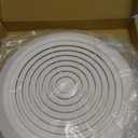 BVB057400 Mobile Home Parts Vent Fan Grille Cover 9-5/8"  White Exhaust Fan Grille for V226250, V227050, V227075, V229050  Durable, Fade-Resistant, Easy Install, High Flow Ceiling Vent Cover