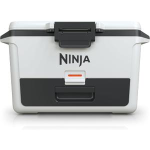 Ninja FrostVault 30qt Hard Cooler with Dry Zone, Integrated Fridge-Temp Dry Storage Drawer, 50QT
