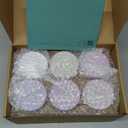 KeaBabies 12-Pack Glass Baby Food Containers - 4 oz Leak-Proof, Microwavable Baby Food Storage Containers, Baby Food Freezer Tray, Puree Glass Baby Food Jars, Baby Bullet Jars with Lids (Lilac)