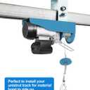 4.75 Feet Strut Channel Trolley Track 1-5/8", with Channel Trolley Track Hanger Bracket, 12 Gauge Metal Steel U Channel with Short Slotted Back Channel, Pack of 2 Metal Strut Channel