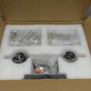 Bathroom Light Fixtures (2-Light, 14 Inch), Matte Black Vanity Lights for Bathroom with Clear Wine Glass Glass Shade, Modern Vanity Wall Lights for Mirror Bedroom Living Room Kitchen Hallway Porch