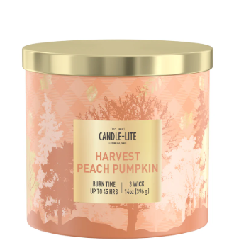 Candle Harvest Peach Pumpkin 14 OZ