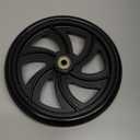 Walker Rollator Replacement 7.5" Wheels Black (1pis) (REAR 1)