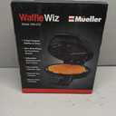 Mueller Heart 5 Waffle Maker, Norwegian Waffle Iron, Adjustable Browning Control & Nonstick, Cool Touch Handle, Easy to Clean, Small Kitchen Appliances