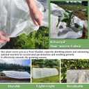 Plant Covers Freeze Protection 7 x 100 Ft, Thick Frost Cloth for Outdoor Plants, Winter Plant Blankets and Frost Covers for Garden Frost Protection, Floating Row Cover